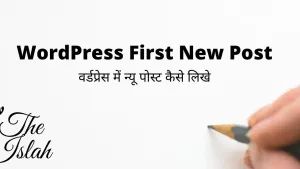 WordPress Me New Post Kaise Likhe, 5 Tips |वर्डप्रेस में न्यू पोस्ट कैसे लिखे