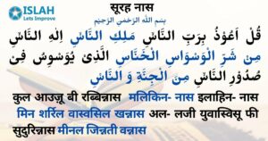 Read more about the article Surah Naas in Hindi
